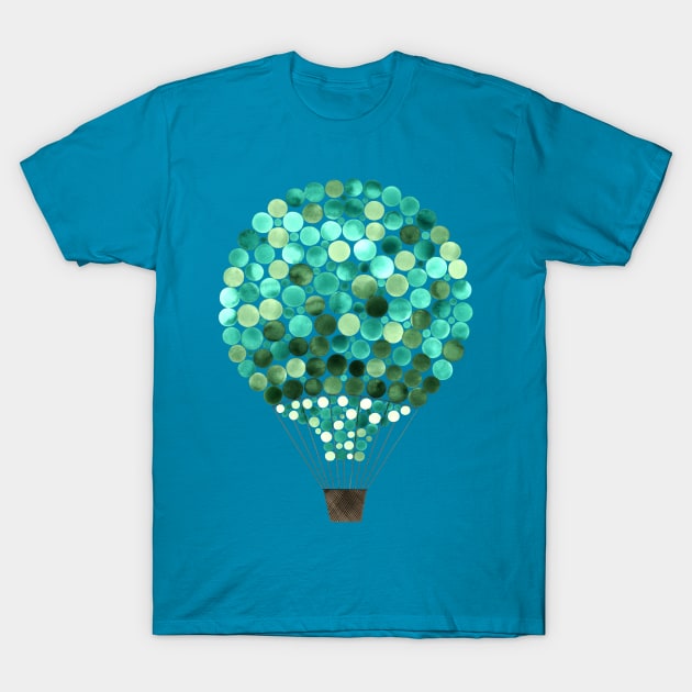 Hot Air Balloon T-Shirt by onceuponapaper